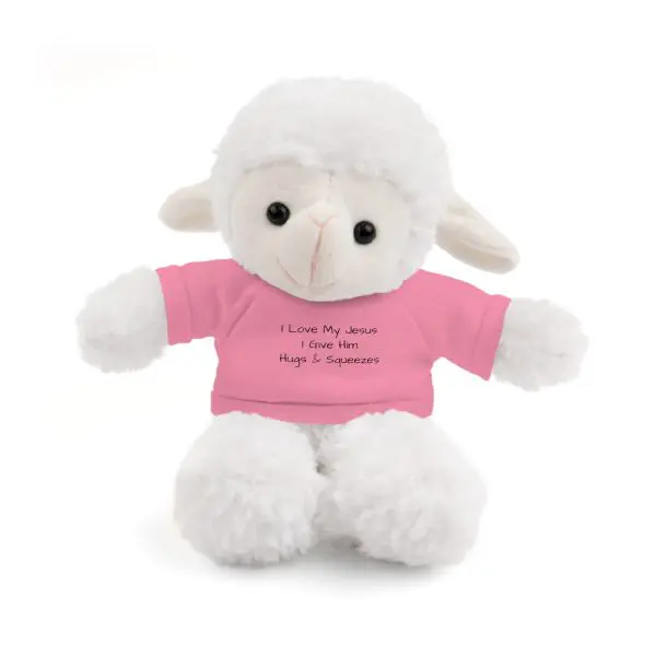A Stuffed Animal with Tee I Love My Jesus I Give Him Hugs & Squeezes TM - Image 70