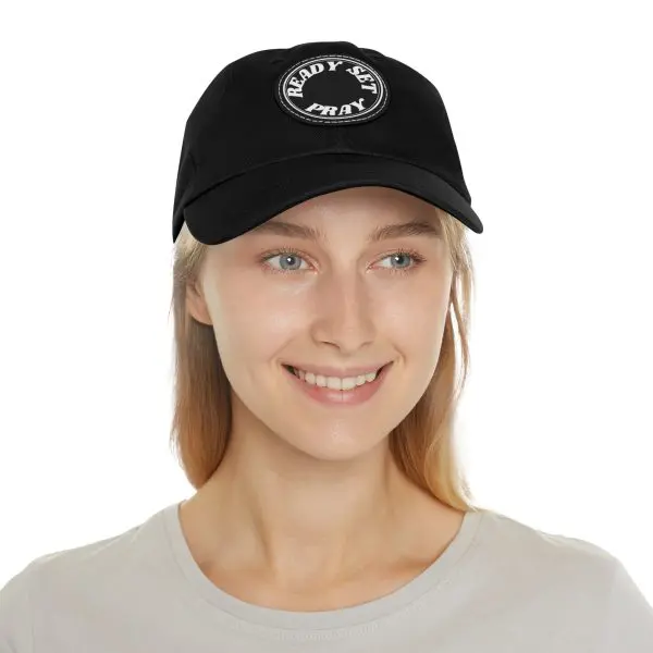 Hat with Leather Patch (Round) READY SET PRAY TM - Image 15