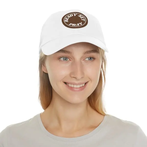 Hat with Leather Patch (Round) READY SET PRAY TM - Image 9