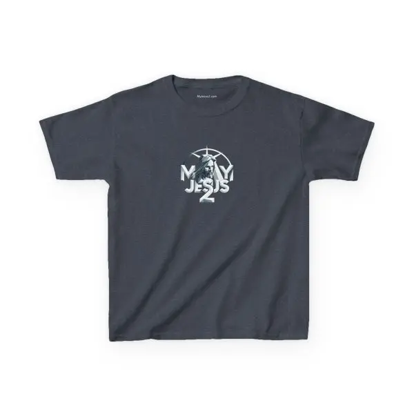 Kids Heavy Cotton Tee My Jesus 2 TM - Image 13