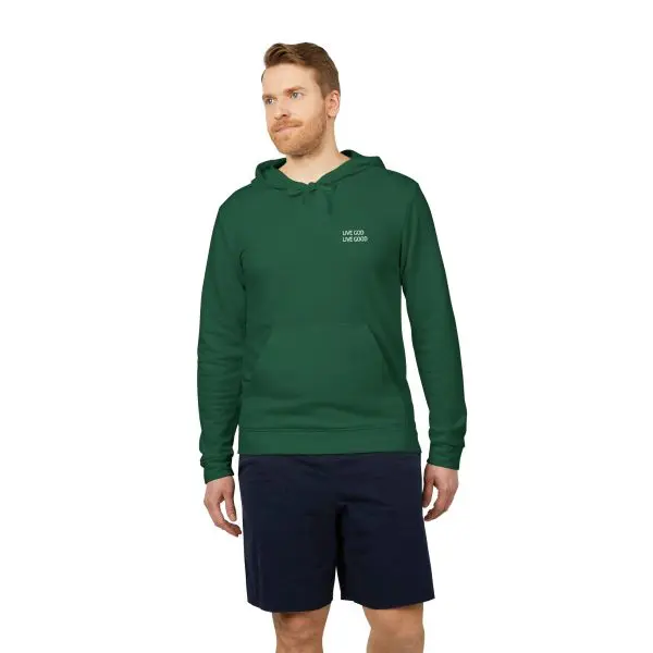 Unisex adidas Fleece Hoodie LIVE GOD LIVE GOOD TM - Image 9