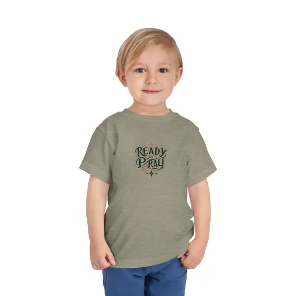 Toddler Short Sleeve Tee READY SET PRAY TM - Image 2