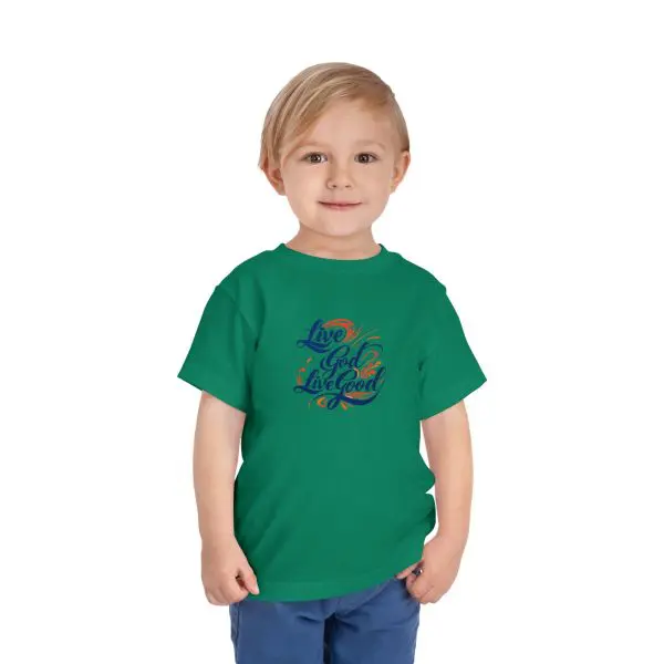 LIVE GOD LIVE GOOD Toddler Short Sleeve Tee TM - Image 4