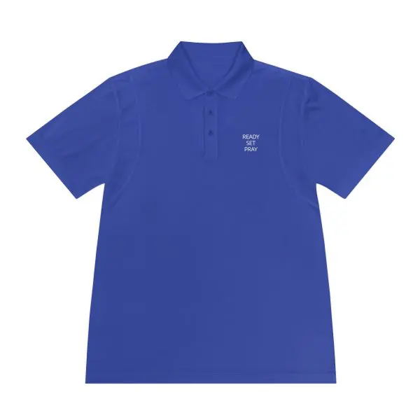 READY SET PRAY Men's Sport Polo Shirt TM - Image 19