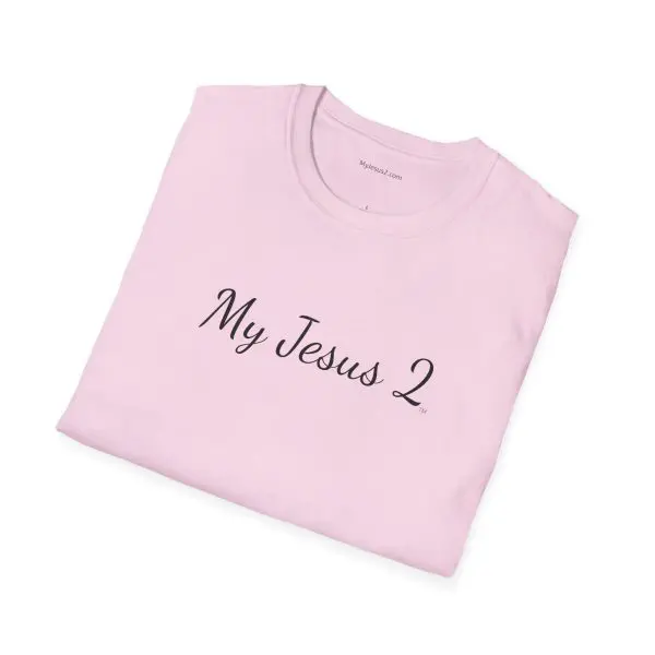 My Jesus 2 Unisex Softstyle T-Shirt Black Letters TM - Image 16