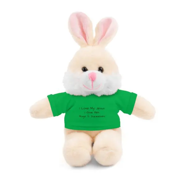 A Stuffed Animal with Tee I Love My Jesus I Give Him Hugs & Squeezes TM - Image 94