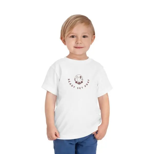 READY SET PRAY Toddler Short Sleeve Tee TM - Image 4