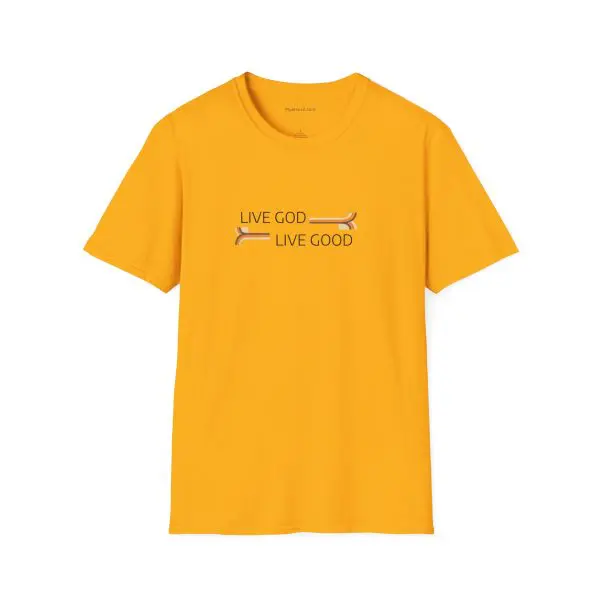 LIVE GOD LIVE GOOD Unisex Softstyle T-Shirt TM - Image 5