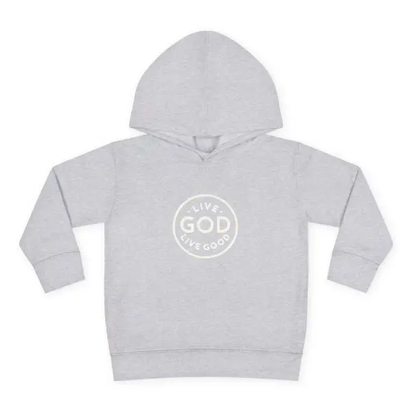 Toddler Pullover Fleece Hoodie LIVE GOD LIVE GOOD TM - Image 7
