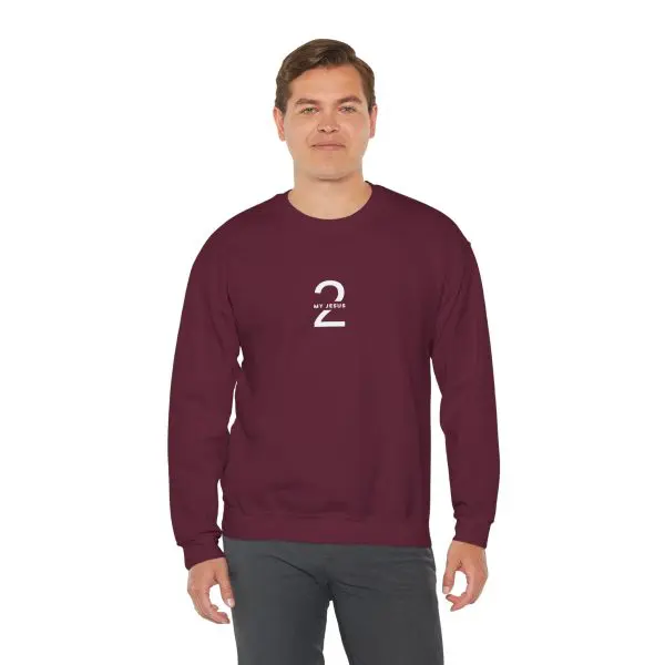 Unisex Heavy Blend Crewneck Sweatshirt My Jesus 2 TM - Image 8