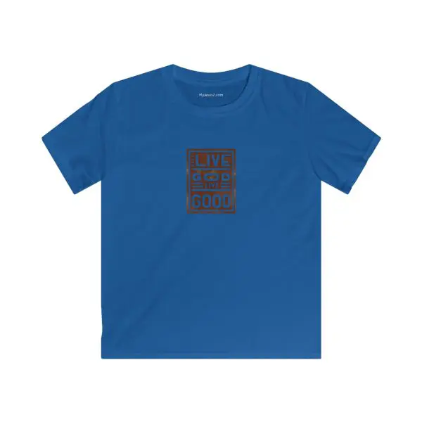 Kids Softstyle Tee LIVE GOD LIVE GOOD TM - Image 8