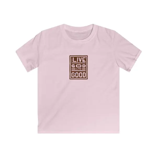 Kids Softstyle Tee LIVE GOD LIVE GOOD TM - Image 9