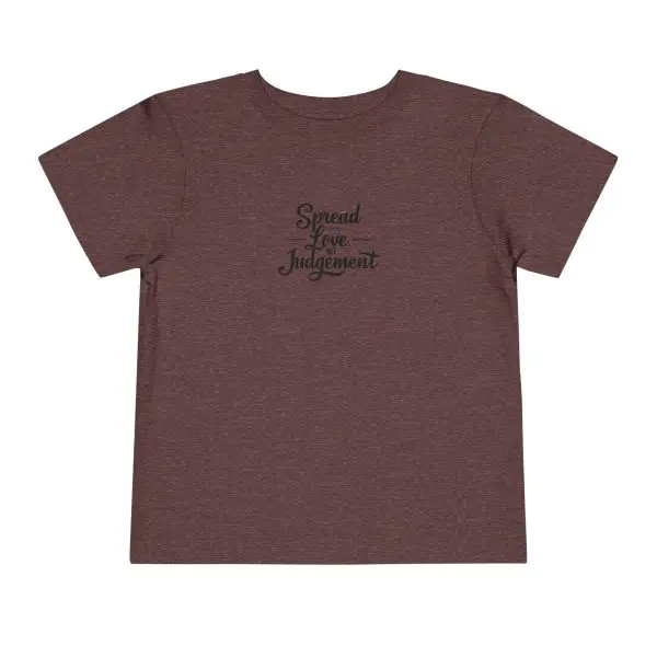Toddler Short Sleeve Tee Spread Love Not Judgement TM - Image 25