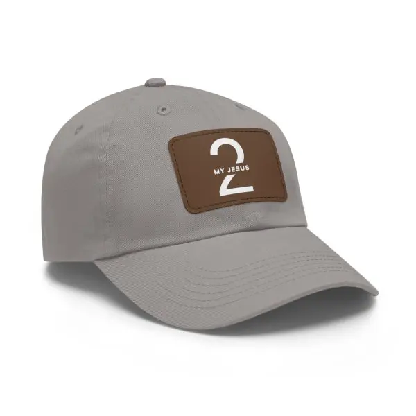 Hat with Leather Patch (Rectangle) My Jesus 2 TM - Image 14