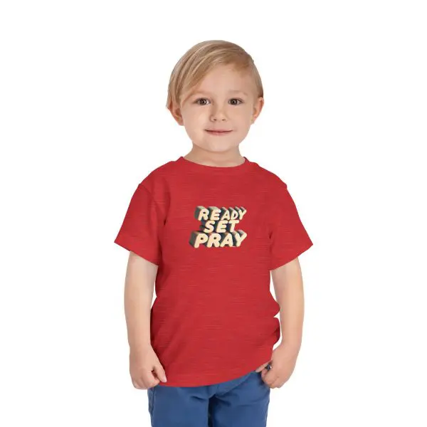 Toddler Short Sleeve Tee READY SET PRAY TM - Image 26