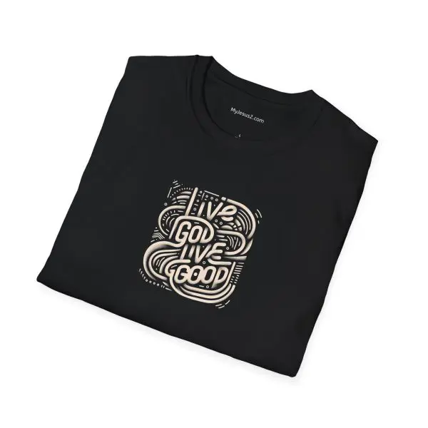 LIVE GOD LIVE GOOD Unisex Softstyle T-Shirt TM - Image 4