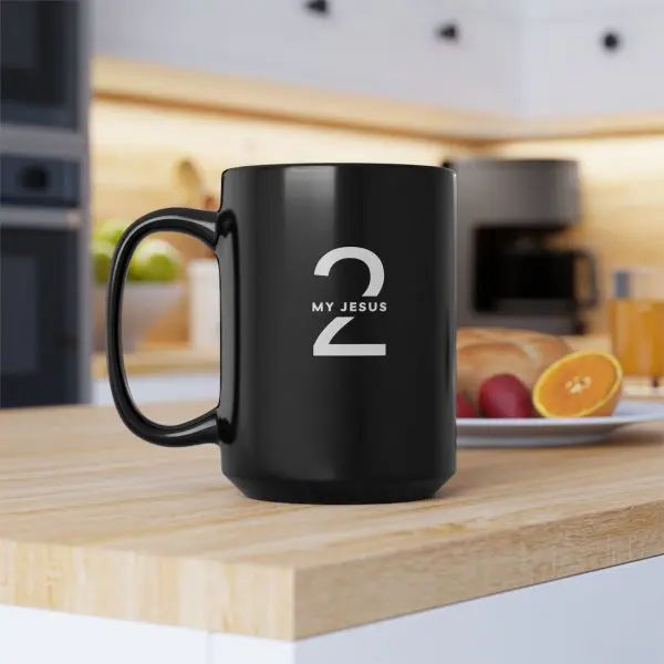 Black Mug (11oz, 15oz) My Jesus 2 TM - Image 4