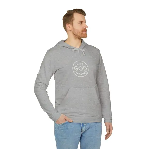 Unisex adidas Fleece Hoodie LIVE GOD LIVE GOOD TM - Image 9