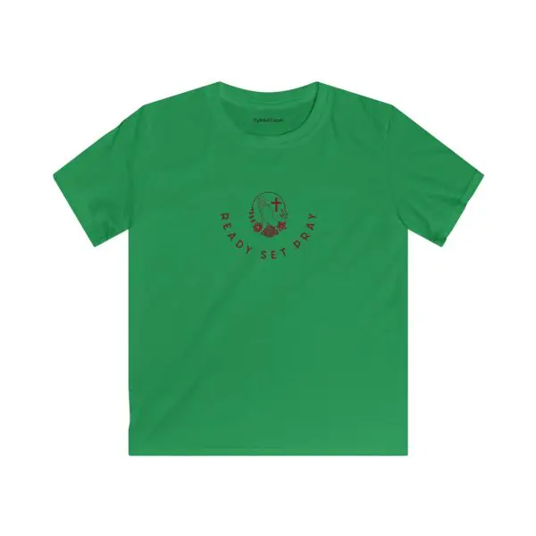 Kids Softstyle Tee READY SET PRAY TM - Image 7