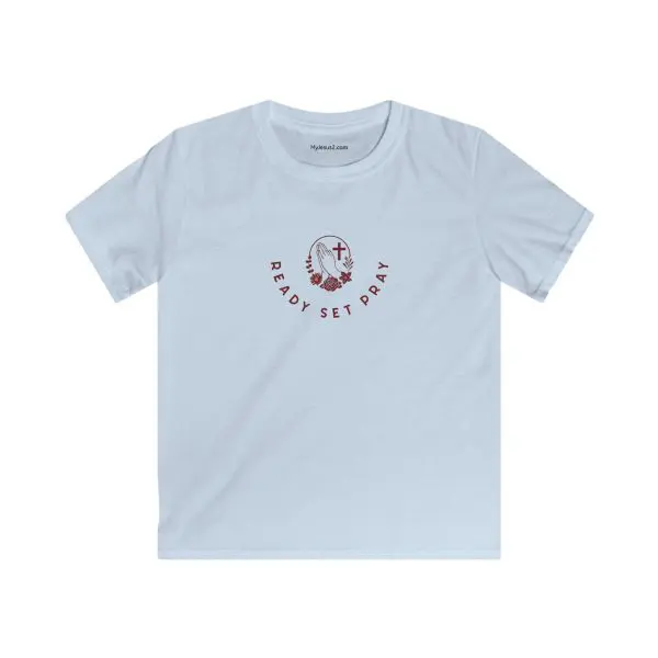 Kids Softstyle Tee READY SET PRAY TM - Image 9