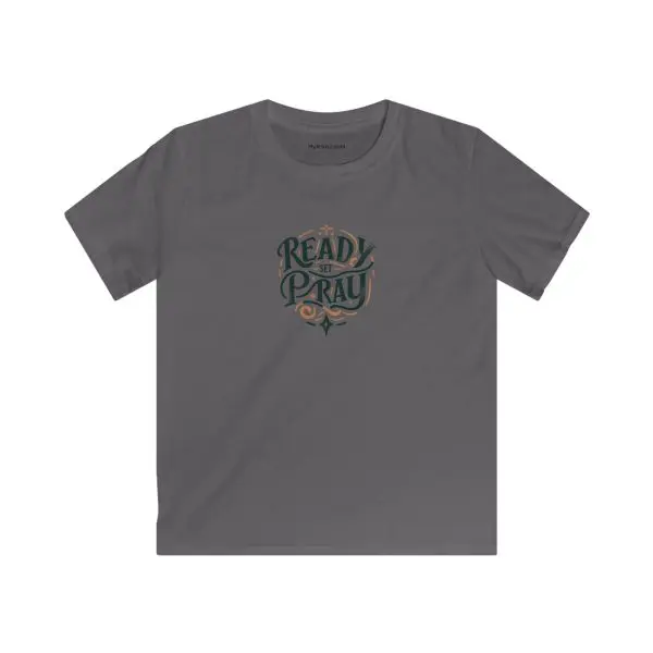 Kids Softstyle Tee READY SET PRAY TM - Image 6