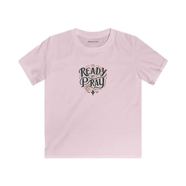 Kids Softstyle Tee READY SET PRAY TM - Image 8