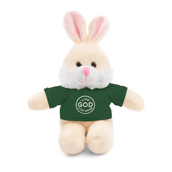 A Stuffed Animal with Tee LIVE GOD LIVE GOOD TM - Image 5