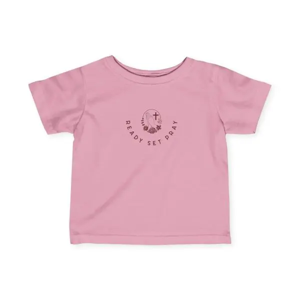 Infant Fine Jersey Tee READY SET PRAY TM - Image 13