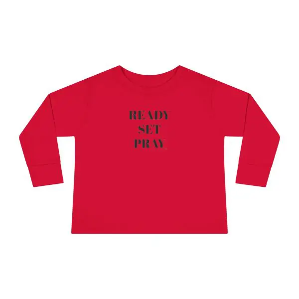 READY SET PRAY Toddler Long Sleeve Tee TM - Image 13