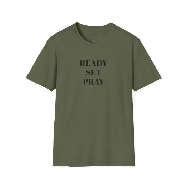 READY SET PRAY Unisex Softstyle T-Shirt TM - Image 11