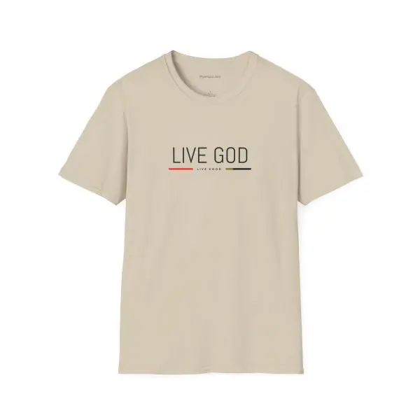 LIVE GOD LIVE GOOD Unisex Softstyle T-Shirt TM - Image 5