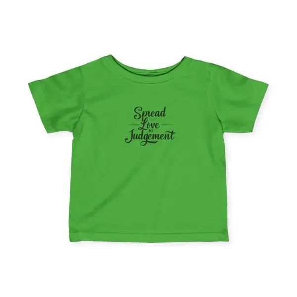 Infant Fine Jersey Tee Spread Love Not Judgement TM - Image 6