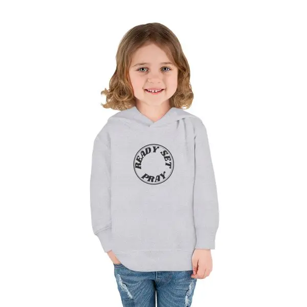 READY SET PRAY Toddler Pullover Fleece Hoodie TM - Image 4