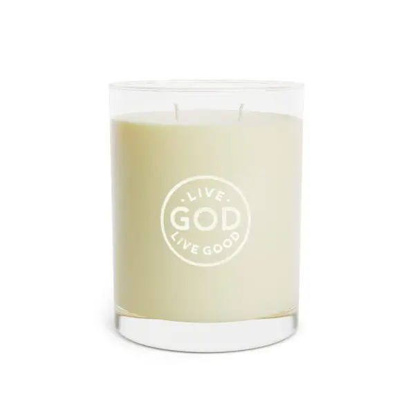 Scented Candle - Full Glass, 11oz LIVE GOD LIVE GOOD TM - Image 12