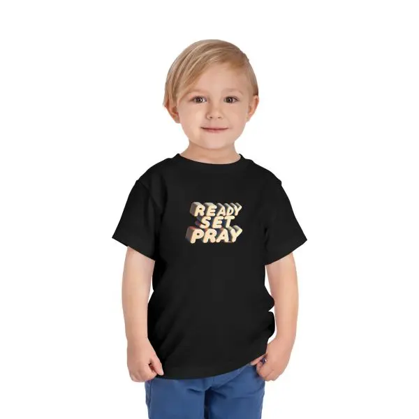 Toddler Short Sleeve Tee READY SET PRAY TM - Image 8