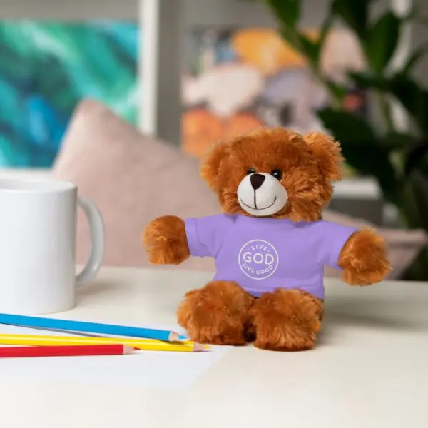 A Stuffed Animal with Tee LIVE GOD LIVE GOOD TM - Image 28