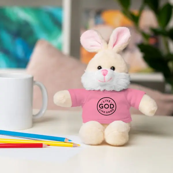 A Stuffed Animal with Tee LIVE GOD LIVE GOOD TM - Image 76