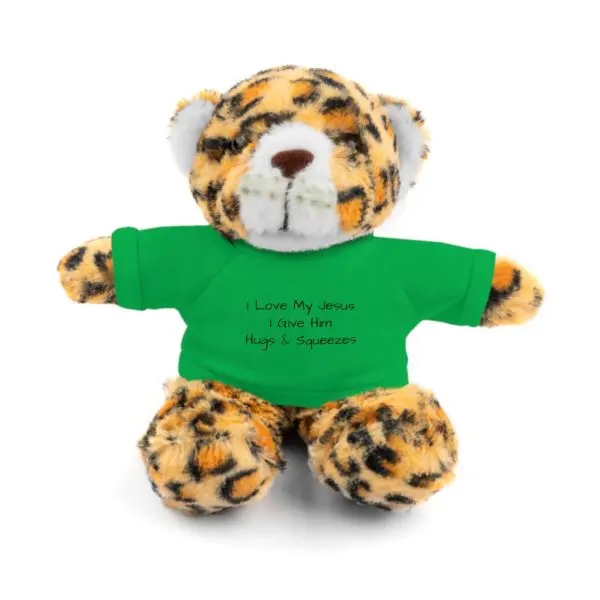 A Stuffed Animal with Tee I Love My Jesus I Give Him Hugs & Squeezes TM - Image 97