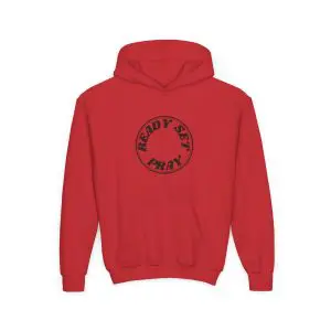 Heavy Blend Kids Hooded Sweatshirt READY SET PRAY TM