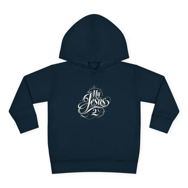 Toddler Pullover Fleece Hoodie My Jesus 2 TM - Image 13