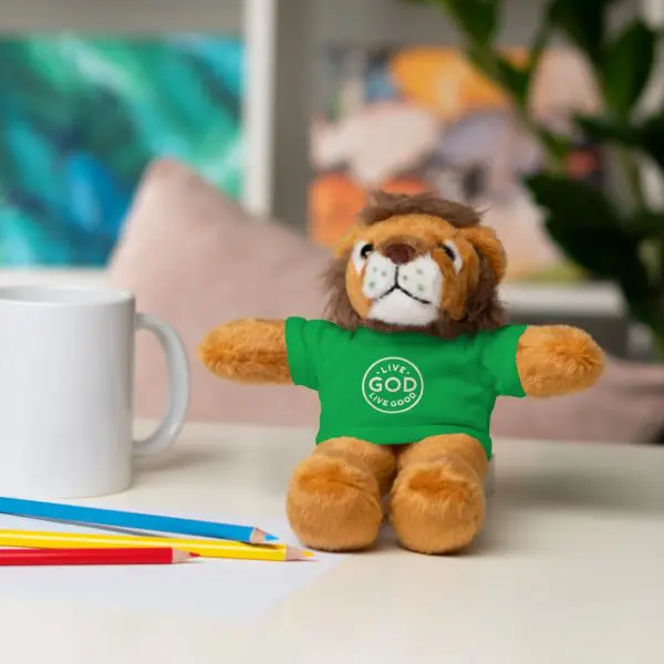 A Stuffed Animal with Tee LIVE GOD LIVE GOOD TM - Image 22