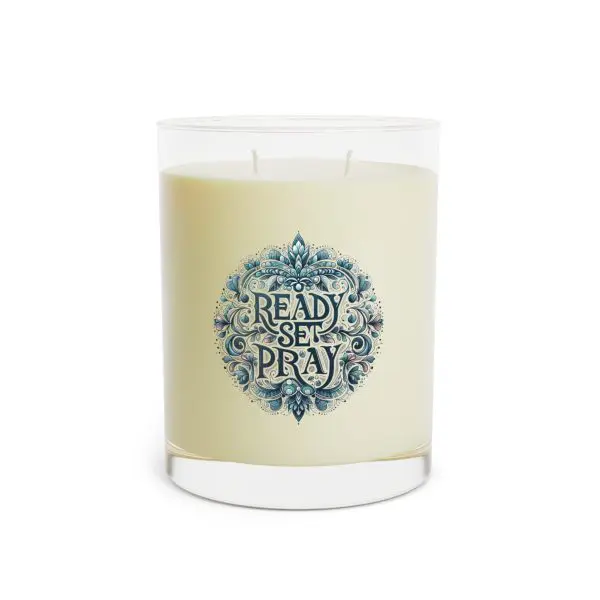 Scented Candle - Full Glass, 11oz READY SET PTRAY TM - Image 2