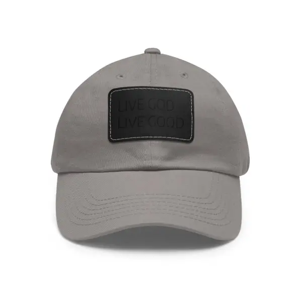 A Hat with Leather Patch (Rectangle) LIVE GOD LIVE GOOD TM - Image 17