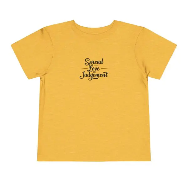 Toddler Short Sleeve Tee Spread Love Not Judgement TM - Image 11