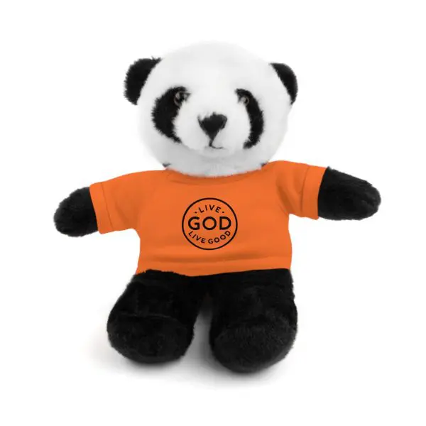 A Stuffed Animal with Tee LIVE GOD LIVE GOOD TM - Image 69