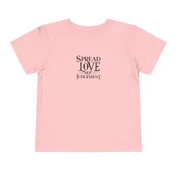 Toddler Short Sleeve Tee Spread Love Not Judgement TM - Image 9