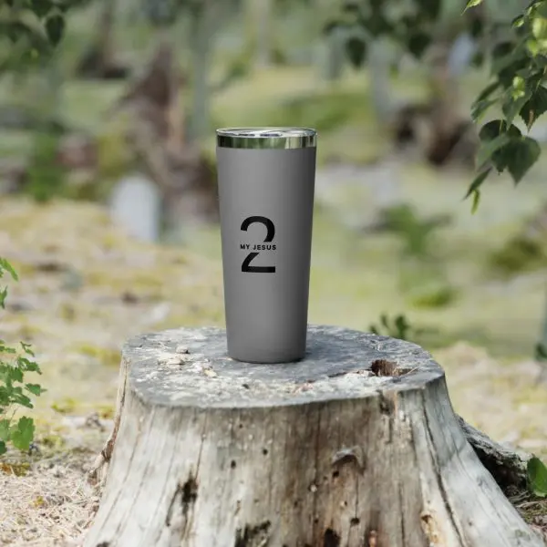 Copper Vacuum Insulated Tumbler, 22oz My Jesus 2 TM - Image 3