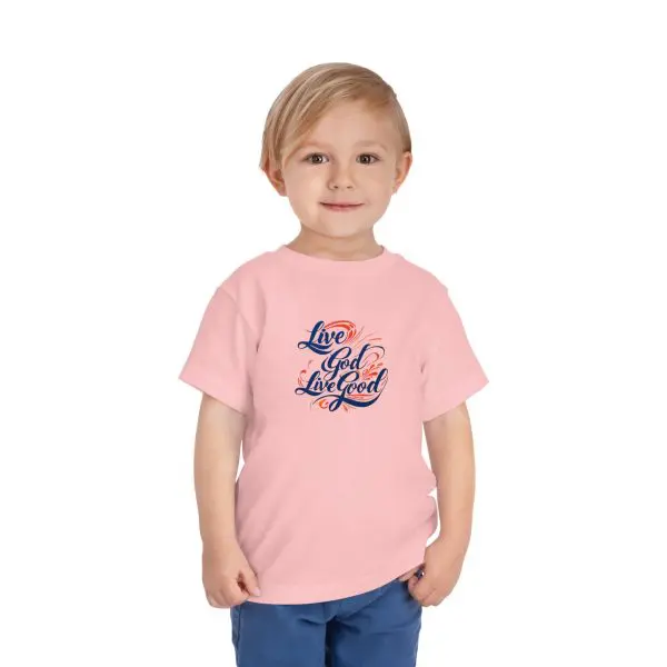 LIVE GOD LIVE GOOD Toddler Short Sleeve Tee TM - Image 12