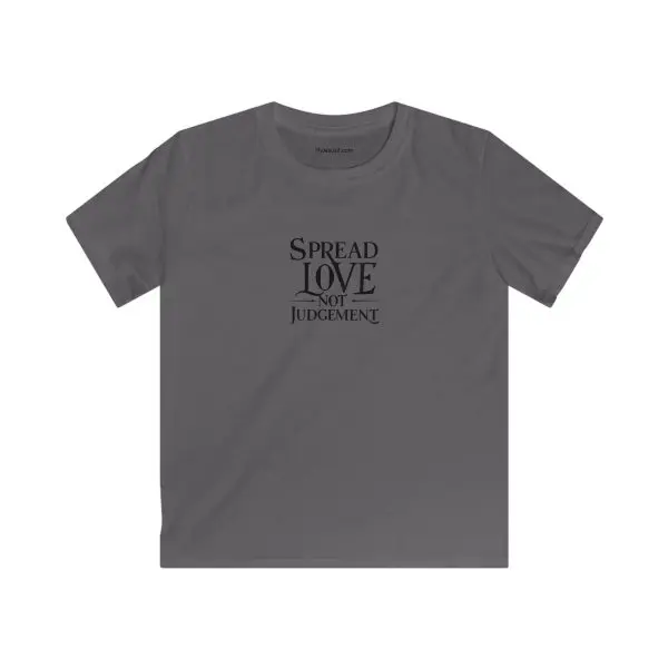 Kids Softstyle Tee Spread Love Not Judgement TM - Image 6