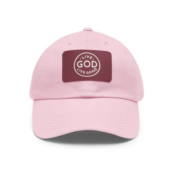 A Hat with Leather Patch (Rectangle) LIVE GOD LIVE GOOD TM - Image 29